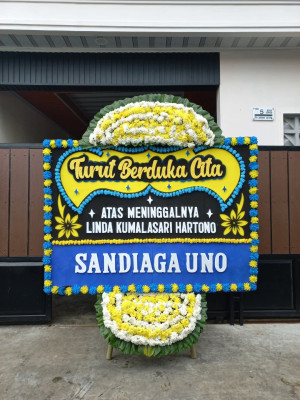 Papan Bunga Duka di Wonoasri