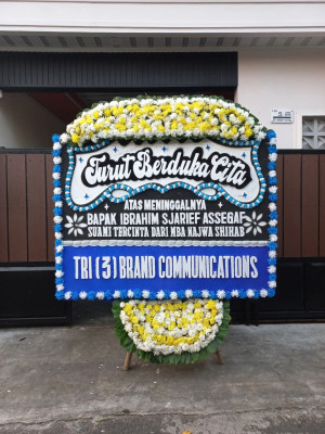 Papan Bunga Duka di Wonoasri